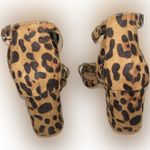 Rouge Helium Cheetah Wedged Heels w/ Gold Hardware - Size 9 Photo 6