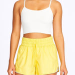 Zyia Active Lemon Bubbles Hi Rise Bomber Shorts, Size Large Like New! Photo 0