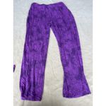 Soma  Pajama Set Medium Purple Top Pants Floral Soft Photo 4
