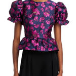 AQUA  Jacquard Women’s Top Sz Small NWOT Photo 0