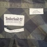 Timberland  Plaid Dark Green Button Down Flannel Shirt Photo 1