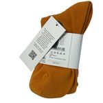 UGG  Womens Dark Apricot One Size Ribbed Crew Socks with Ruffle Trim Photo 3