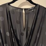 Madewell  Wrap-Front Smock-Waist Jumpsuit in Dot Jacquard | XS Photo 3