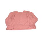 Athleta Elemental Long Sleeve Conch Pink Top XL Pleated Flowy Athleisure Photo 4