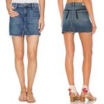 Paige Women's Alethea Jean Mini Skirt Vale Blue Color Size 31 NEW Photo 1