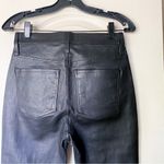 Madewell  10” High-Rise Skinny Leather Jeans Black Size 26 NWT Photo 3