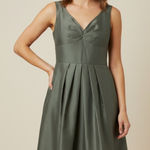 Banana Republic  100% Silk Sleeveless Fit & Flare Dress Womens 8 Luxury Prom Glam Photo 0