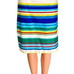 Talbots  Colorful Multicolor Rainbow Stripe Pencil Skirt ~ Women's Size 10P Photo 3