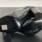 Costume National Leather Round Toe PVC Cutout Heeled Sandals Size 8 Photo 10