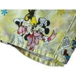 Disney Womens Scrub Top Mickey Mouse Minne Mouse Vintage Looking Print Size XS Photo 3
