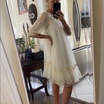 Vanity Fair 1950s  Peignoir Set full sweep swing Size
Swing nightgown and robe Photo 7