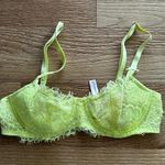 Victoria's Secret Yellow Lace Unlined Bra Photo 0