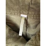 Free People  Olive Green Skinny Ankle Corduroy Pants with Button Fly - Size - 6 Photo 4
