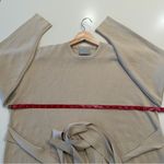 Modern Citizen  Nara Tie-Front Knit Sweater Oatmeal Size Large Photo 3