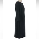 Laura Ashley Vintage  Timeless Classic Black Midi Dress Size 4 Small S Photo 3