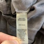 Soft Surroundings  Charcoal Button Front Long Sleeve Boho Cottagecore Dress M Photo 4