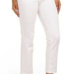 Democracy NWT High Rise Slim Straight White Jeans Size 16 Ab Technology NWT Photo 0