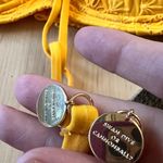 Kate Spade  NWT Yellow Saffron‎ Halter Bikini Top Size Small Photo 4