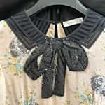 Coach Embroidered Prairie Dog Rose Dress Black Sequin Bow Dress Size 0 Photo 5