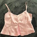 Motel Rocks Pink Silk Tank Top Photo 0