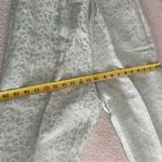 Sigrid Olsen Linen and Silk  Light Gray Patterned Pants Photo 4