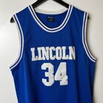 He Got Game Movie Shuttlesworth Lincoln Movie Jersey Blue White XL Extra Large Photo 4