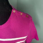 Ralph Lauren Lauren  Pink Striped Short Sleeve Shirt – Size L Photo 1