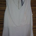 Kensie  XL Creme Sculpted Fitted Zipper Top Plus Photo 0