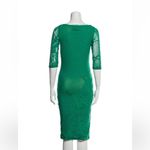 Jean Paul Gautier Square Neckline Midi Dress Green Photo 2