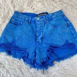 NEW Blue Revival Wild & Free High Waist Denim Shorts in Blueberry Sz 25 Photo 0