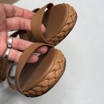 Evereve  Terrazas Double Band Platform Sandals in Caramel New in Box Sz 10 Photo 6
