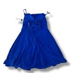 Dear Moon NWT Dillard’s Blue Fit & Flare Cocktail Party Mini Dress – Size 11 Photo 2