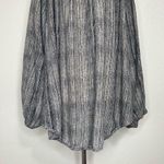 One Teaspoon Bohemian Black Tan Oversized Peasant Top Photo 9