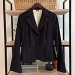 Banana Republic Wool Blend Pinstripe Suit Blazer Jacket, 8 Photo 0