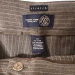 Venezia Jeans Gray Pinstripe Petite Dress Pants Size 16P Photo 2