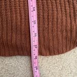 American Apparel  Aslan Sweater Size Small Long‎ Sleeve Crop Brown Light Sweater Photo 8