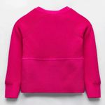ZARA Knit Bandage Jacket Cardigan Buttoned Cropped Sweater Pink Size S NEW Photo 6