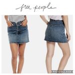 Free People Shes All That Denim Mini Skirt Sz 26 Photo 1
