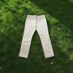 CAbi  Jeans Womens Size 10 White‎ Denim Straight Leg Casual Pants Photo 1