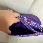 Vera Bradley  slim saddle bag quilted purple small‎ Photo 8