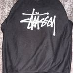 Stüssy  Black Crewneck Graphic Logo Photo 2