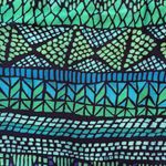 Madison Leigh  Maxi Dress Sleeveless Blue Jewel Tones Ties in Back Photo 11