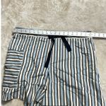 Chinti & Parker Midsummer Relaxed Shorts Women's 4 Off White Blue Tie Waist RTR Photo 8