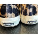 Superga  2750 FANVELVET Sneaker‎ Leopard Velvet Print Tan Black size EU 38 US 7.5 Photo 2