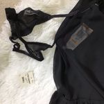 Morgan Taylor  Women Vtg Sexy Black Sheer Babydoll nightgown & Thong  Sz. Sm NWT Photo 6