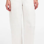 Madewell  Pants Womens XL Linen Drawstring Elastic Waist Cropped Lightweight Casu Photo 0