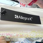 Allegra K Iridescent Sequin Long Sleeve Mini Dress White Size Medium NWT Photo 13