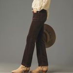 Anthropologie  The Yaya Mid-Rise Corduroy Crop Flare Jeans Pants 28P Photo 4