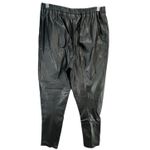 Vintage 90s Charles Klein Leather Pants Womens S Black High Rise Rock Retro Moto Photo 4