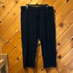 Frank & Eileen  Bella Italian Crop Sweatpant in super dark British royal navy Photo 2